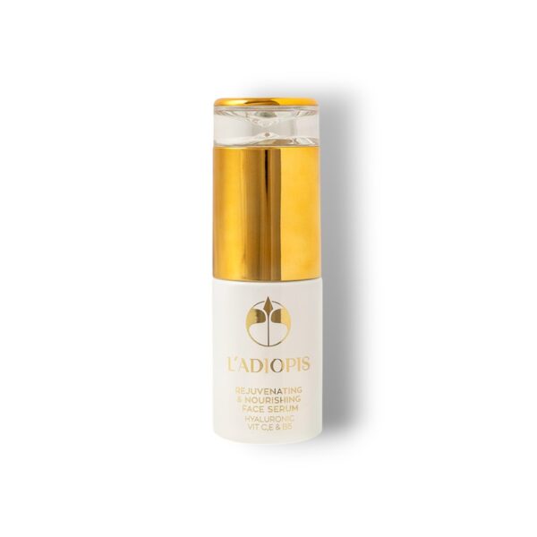 L' ADIOPIS REJUVENATING & NOURISHING FACE SERUM HYALURONIC VIT C,E & B5 30ml