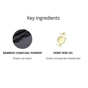 L'ADIOPIS DETOXIFYING FACE MASK WITH CHARCOAL 75ml - Image 2