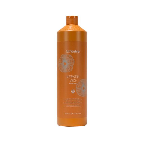 ECHOSLINE Σαμπουάν με κερατίνη Κeratin Veg 1000ml