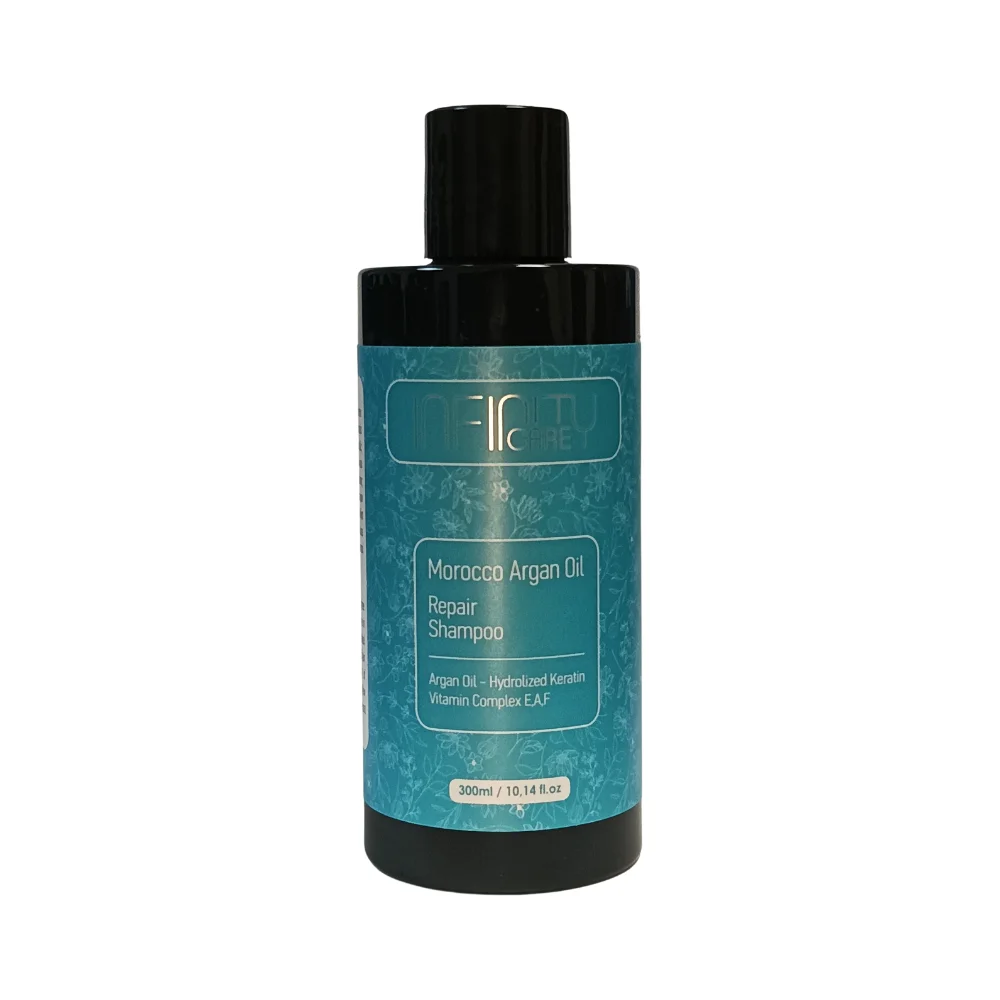 Morocco Argan Oil Repair Shampoo 300ml by Infinity Care – Σαμπουάν αναδόμησης και βαθιάς ενυδάτωσης εμπλουτισμένο με έλαιο Argan
