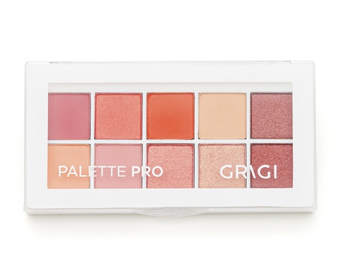 GRIGI PALETTE PRO 10 COLOURS No 03 THE PINK AND CORAL PARADISE