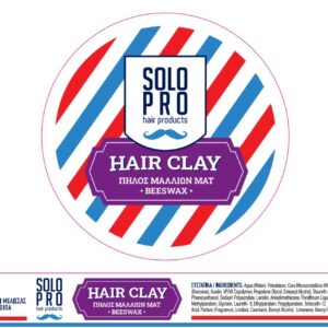 SOLO PRO HAIR CLAY ΠΗΛΟΣ ΜΑΛΛΙΩΝ MAT - Image 3