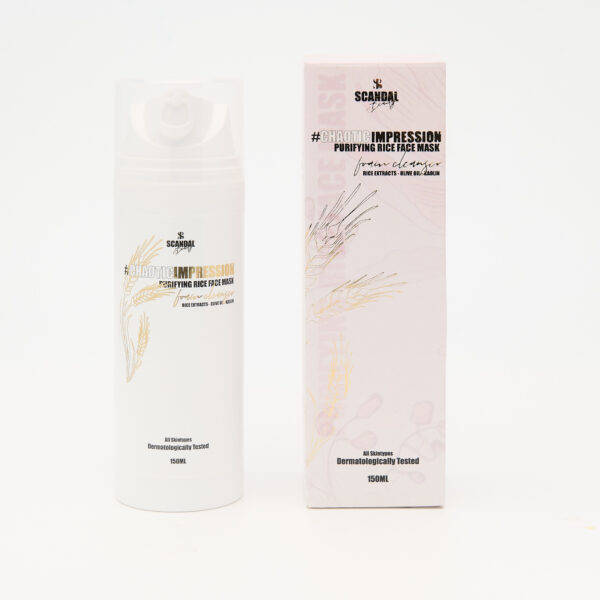 SCANDAL Purifying Rice Face Mask /  Μάσκα Προσώπου Με Ρύζι & Λευκή Άργιλο 150ml
