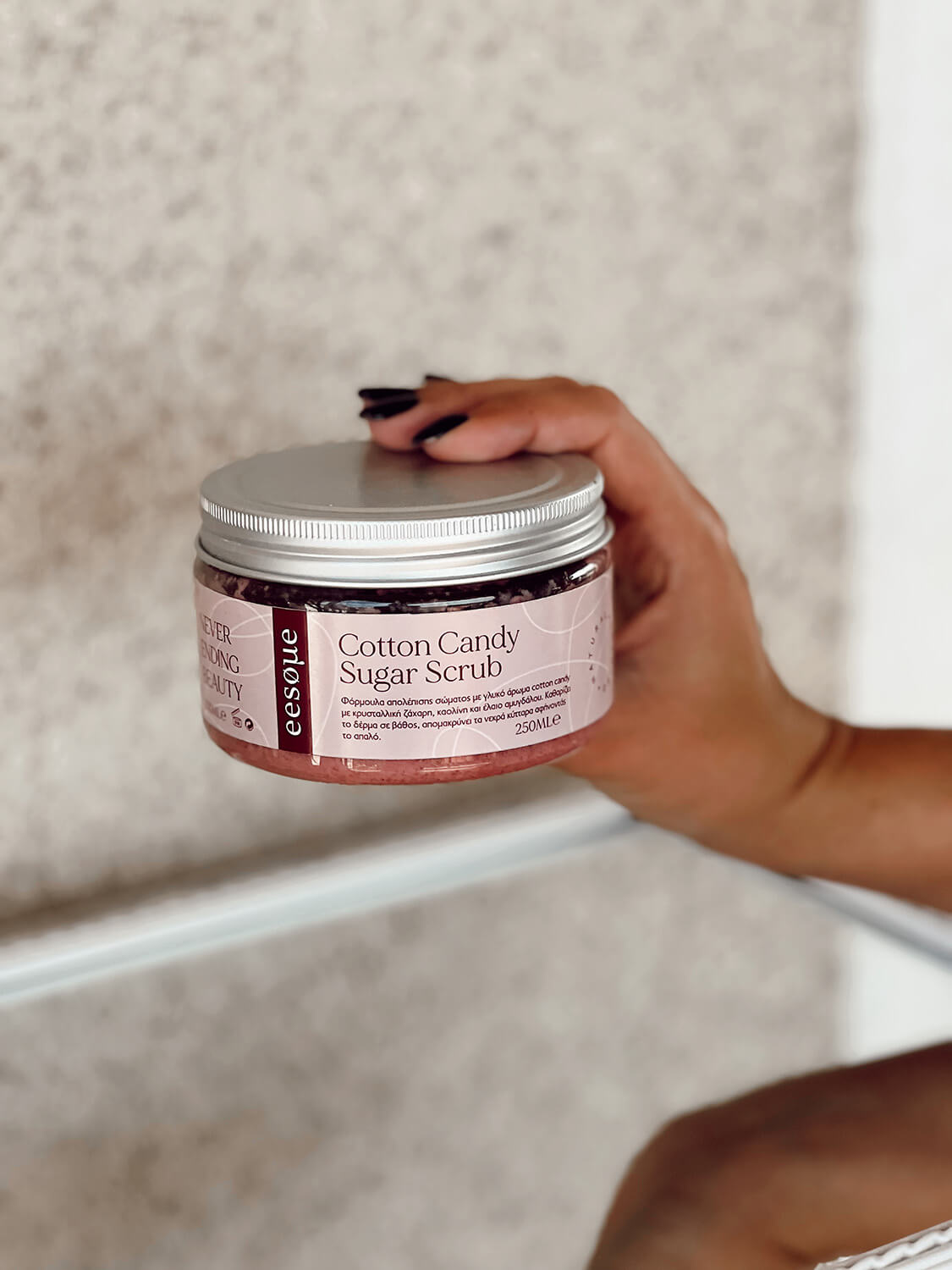 EESOME Cotton Candy Sugar Scrub 250ml - Image 2