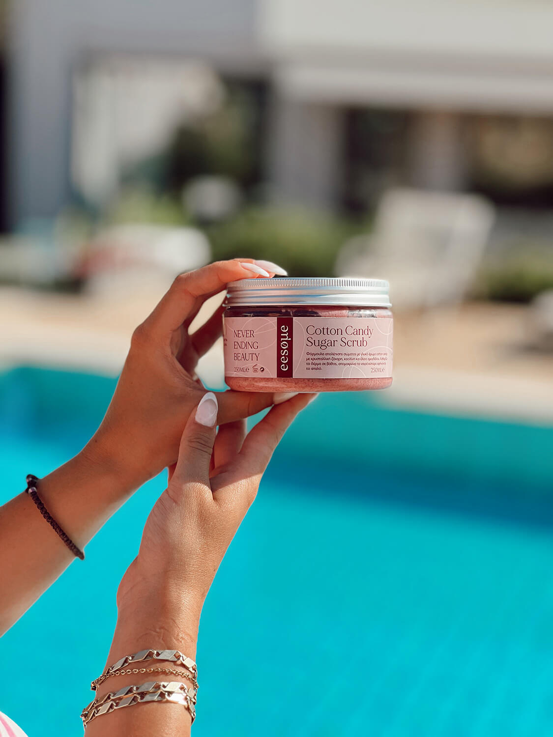 EESOME Cotton Candy Sugar Scrub 250ml - Image 3