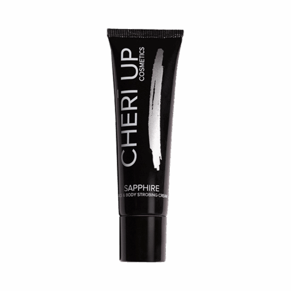 Το Sapphire face and body strobing cream δίνει στο δέρμα το εφέ μιας απίστευτης υγρής λάμψης στην αντανάκλαση του φωτός που καμιά άλλη υφή στον κόσμο δεν μπορεί να την αποτυπώσει τόσο καλά!