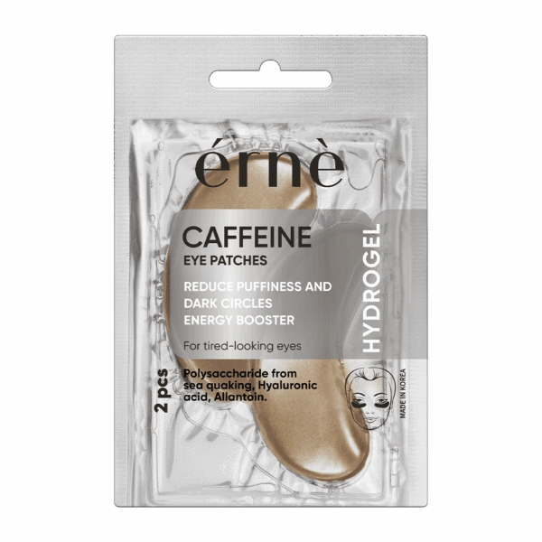 ERNE CAFFEINE EYE PADS ΓΙΑ ΜΕΙΩΣΗ ΠΡΗΞΙΜΑΤΟΣ ΚΑΙ ΜΑΥΡΩΝ ΚΥΚΛΩΝ ΜΕ ΥΑΛΟΥΡΟΝΙΚΟ ΟΞΥ 2 ΤΕΜΑΧΙΑ