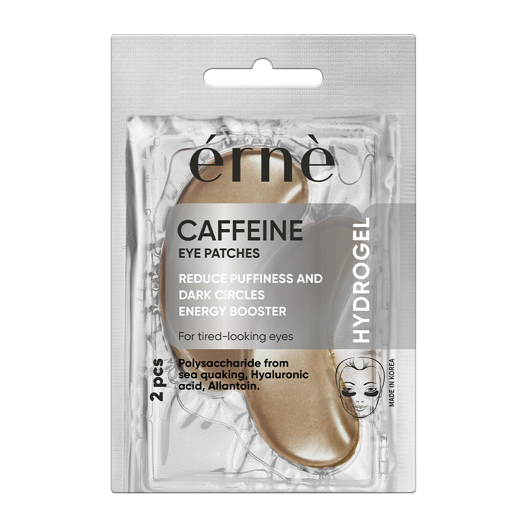 ERNE CAFFEINE EYE PADS ΓΙΑ ΜΕΙΩΣΗ ΠΡΗΞΙΜΑΤΟΣ ΚΑΙ ΜΑΥΡΩΝ ΚΥΚΛΩΝ ΜΕ ΥΑΛΟΥΡΟΝΙΚΟ ΟΞΥ 2 ΤΕΜΑΧΙΑ