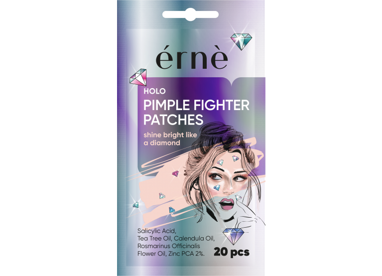 ERNE ΕΠΙΘΕΜΑΤΑ ΚΑΘΑΡΙΣΜΟΥ ΠΡΟΣΩΠΟΥ ΓΙΑ ΜΑΥΡΑ ΣΤΙΓΜΑΤΑ GLOWING IN THE DARK ΔΙΑΜΑΝΤΑΚΙΑ 20 ΤΕΜΑΧΙΑ