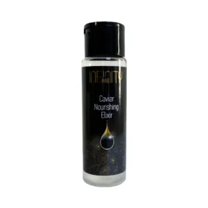 Caviar Nourishing Elixir 50ml από την Infinity Care – Ορός περιποίησης μαλλιών με πρωτεΐνες από χαβιάρι για θρέψη, ενυδάτωση και προστασία από φριζάρισμα και θερμότητα.