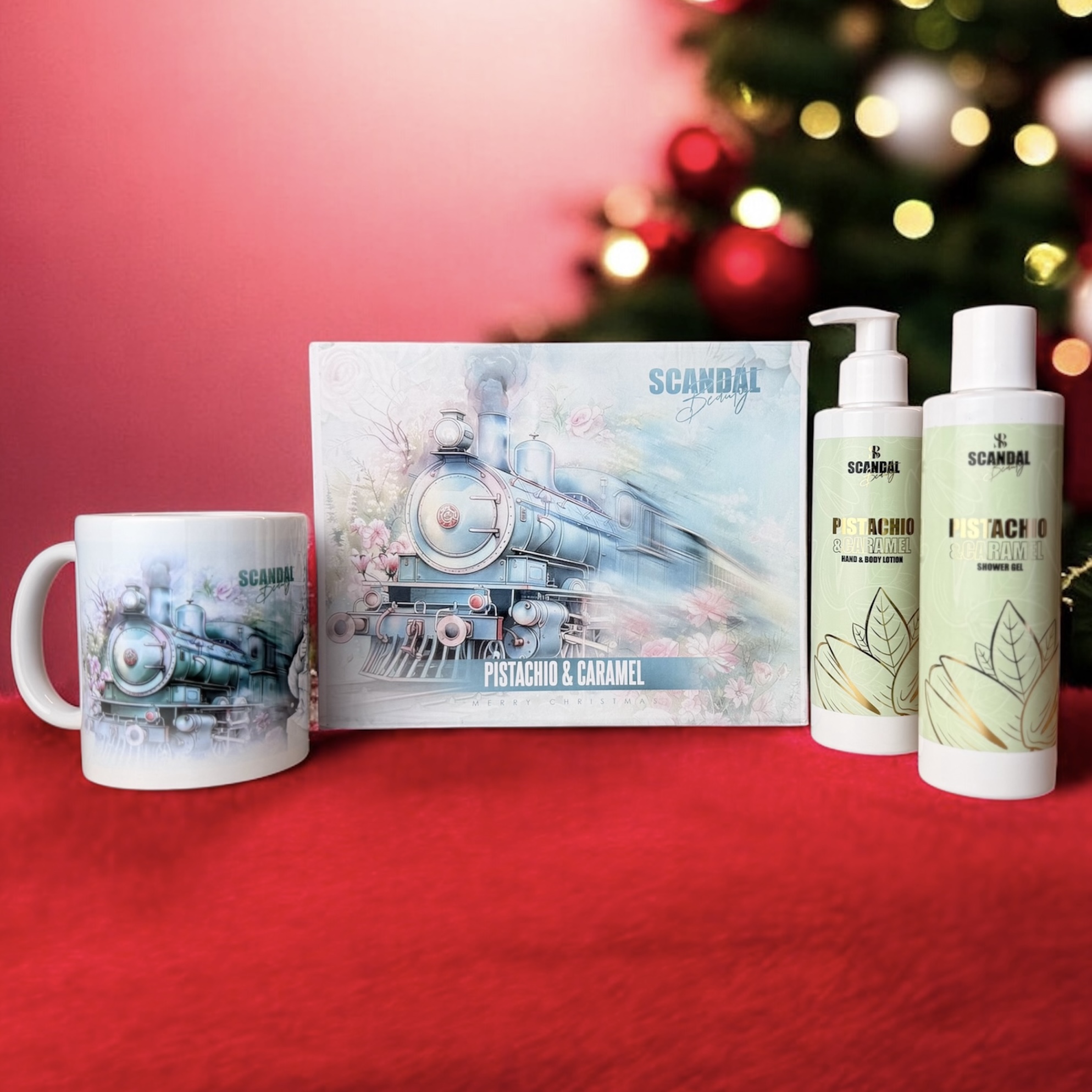 Pistachio & Caramel Christmas Set – Scandal Beauty