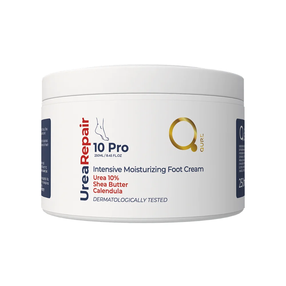 Urea Repair 10 Pro Foot Cream 250ml by Qure – Κρέμα Ποδιών με Ουρία 10% για Εντατική Ενυδάτωση