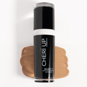 Το believe it foundation της CHERĪ UP είναι ένα προϊόν Oil Free υψηλής τεχνολογίας (HD makeup) no transfer με απίστευτη κάλυψη και λεπτόρρευστη υφή. Βοηθάει και καλύπτει και τις πιο απαιτητικές δυσχρωμίες και των έντονων προβλημάτων του δέρματος. Προϊόν μη φαγεσωρογόνο ! Για όλους τους τύπους δέρματος ιδανικό για μεικτές και λιπαρές επιδερμίδες.