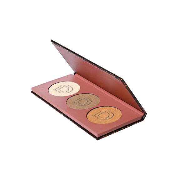 Πολυτελής παλέτα highlighter 3 αποχρώσεων για τέλεια φωτίσματα!