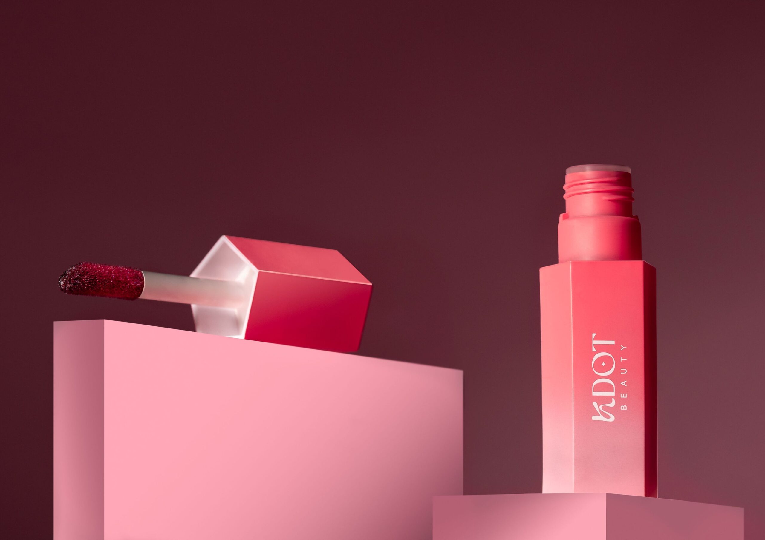 KDOT_BEAUTY Rose Petal Lip Off Stain