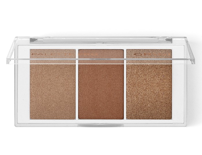 Η Multi Palette, σας δίνει την δυνατότητα να βρείτε τον εντυπωσιακότερο συνδυασμό μακιγιάζ μέσα από τις 3 συνδυαστικές τεχνικές αποχρώσεις του Bronzer,Blusher & Highlighter.