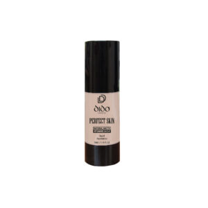 To νέο Perfect Skin Foundation της Dido προσφέρει ενιαίο matte αποτέλεσμα που διαρκεί πολλές ώρες! Με την πουδρένια matte αίσθηση και το σύμπλεγμα βιταμινών C,E,F η επιδερμίδα έχει υπέροχη περιποιημένη όψη με no masking effect!