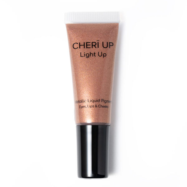 CHERĪ_UP LIGHT UP LIQUID EYESHADOW ROSE LIGHT METALLIC