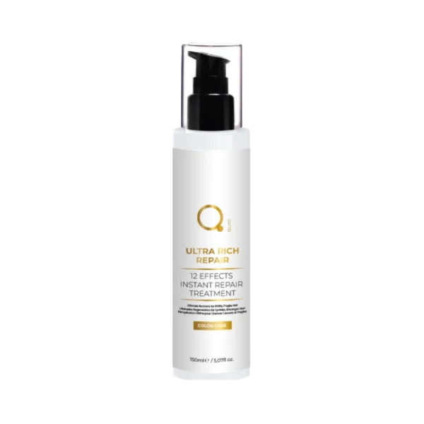 Το Ultra Rich Repair 12 Effects Instant Treatment είναι ένας leave-in πολυλειτουργικός ορός που προσφέρει 12 μοναδικές ιδιότητες για ολοκληρωμένη φροντίδα. Εμπλουτισμένο με Κερατίνη, Πανθενόλη και Πολυτελή Έλαια, αναδομεί, προστατεύει και χαρίζει λάμψη στα μαλλιά σας.