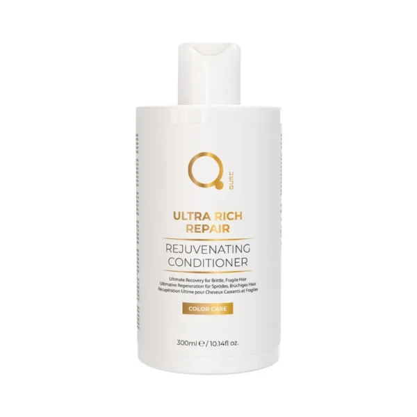 Το Ultra Rich Repair Rejuvenating Conditioner 300ml προσφέρει βαθιά θρέψη και αναδόμηση με Πρωτεΐνες Κερατίνης, Κολλαγόνο και Υδρολυμένο Μετάξι. Ρυθμίζει τα κατιονικά της τρίχας, επαναφέρει την υγρασία και αποτρέπει το φριζάρισμα, χαρίζοντας λάμψη και απαλή υφή στα μαλλιά σας.