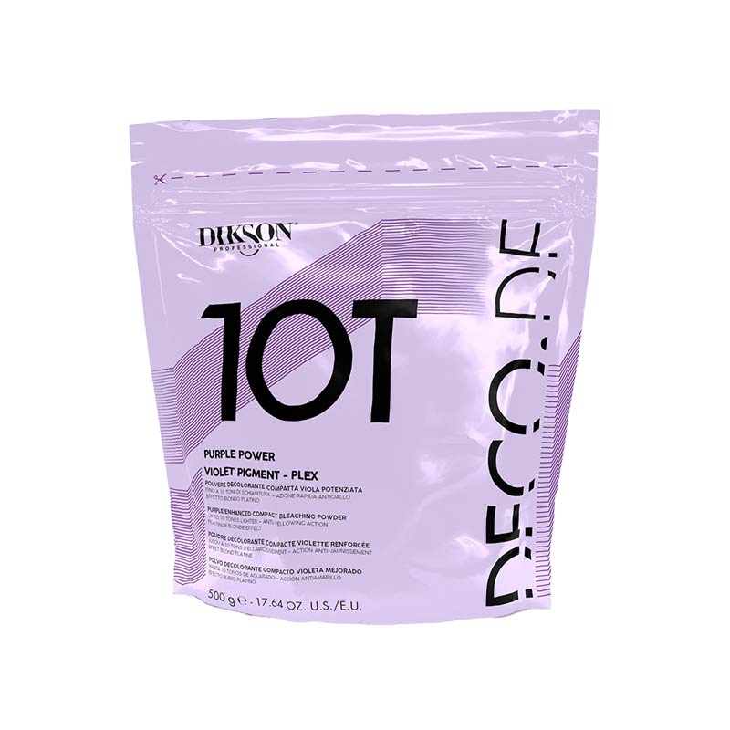 DIKSON DECOLORANTE Ντεκαπάζ βιολέ με plex 10 τόνων Purple power