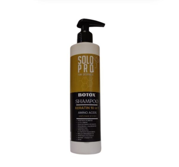 Botox Shampoo Keratin 10 in 1 SOLO PRO 300ml.