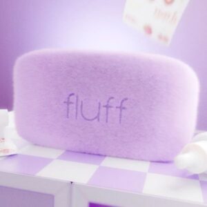 Fluff Fluffy Cosmetic Bag Small Purple