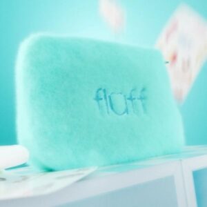 Fluff Fluffy Cosmetic Bag Medium Blue