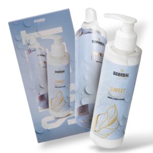 SCANDAL BEAUTY Σετ Περιποίησης Σώματος “Sweet Heaven” με Άρωμα Musk – Λοσιόν & Σπρέι (2x200ml)