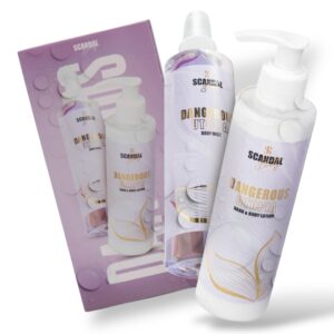 SCANDAL BEAUTY Σετ Περιποίησης Σώματος “Dangerous Utopia” με Άρωμα Δροσιάς – Λοσιόν & Σπρέι (2x200ml)