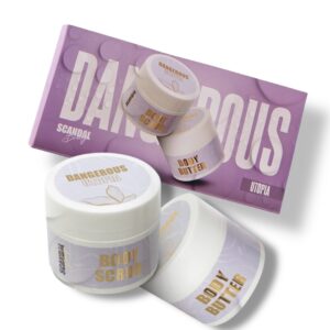 SCANDAL Beauty Σετ Περιποίησης Σώματος “Dangerous Utopia” με Άρωμα Δροσιάς – Scrub & Body Butter (2x200ml)