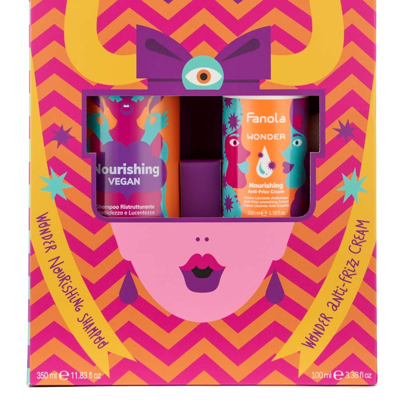 FANOLA Wonder Nourishing Celebration KIT Shampoo + Anti-Frizz Cream