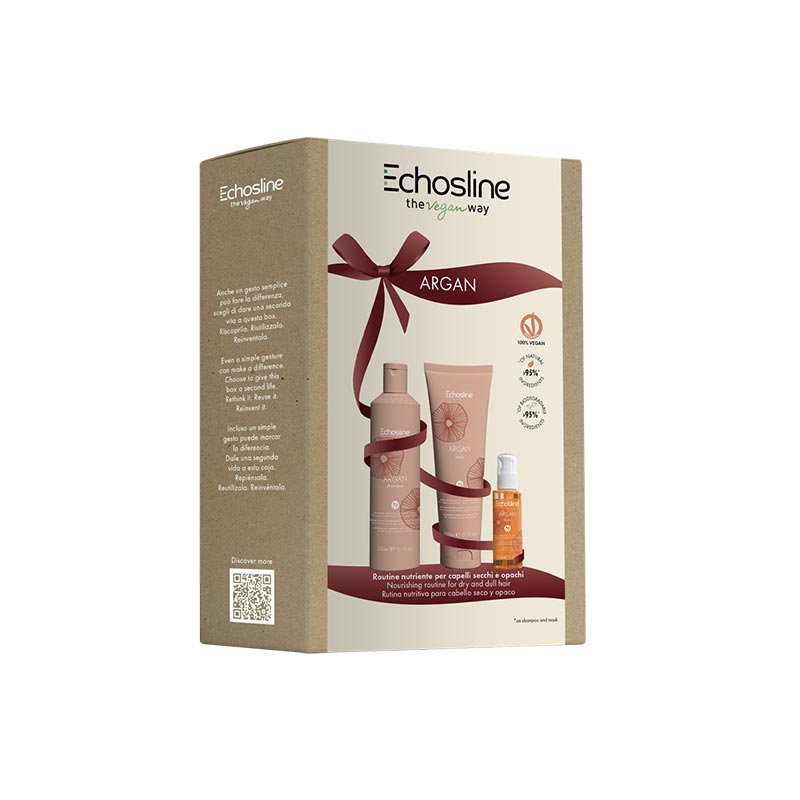 Echosline Argan Christmas Kit ιδανικό για ταλαιπωρημένα μαλλιά