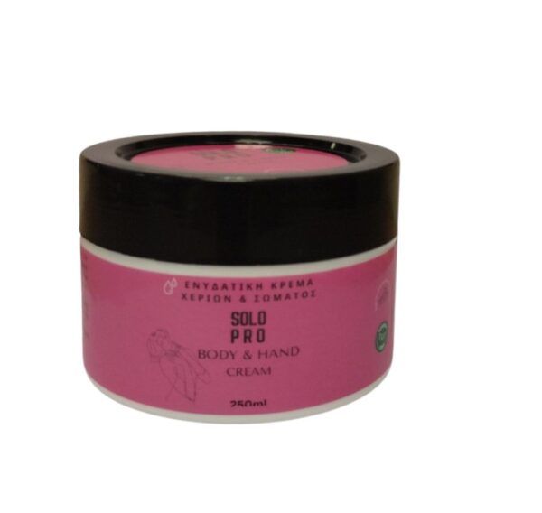 ΕΝΥΔΑΤΙΚΗ ΚΡΕΜΑ ΧΕΡΙΩΝ ΚΑΙ ΣΩΜΑΤΟΣ SOLO PRO 250ML