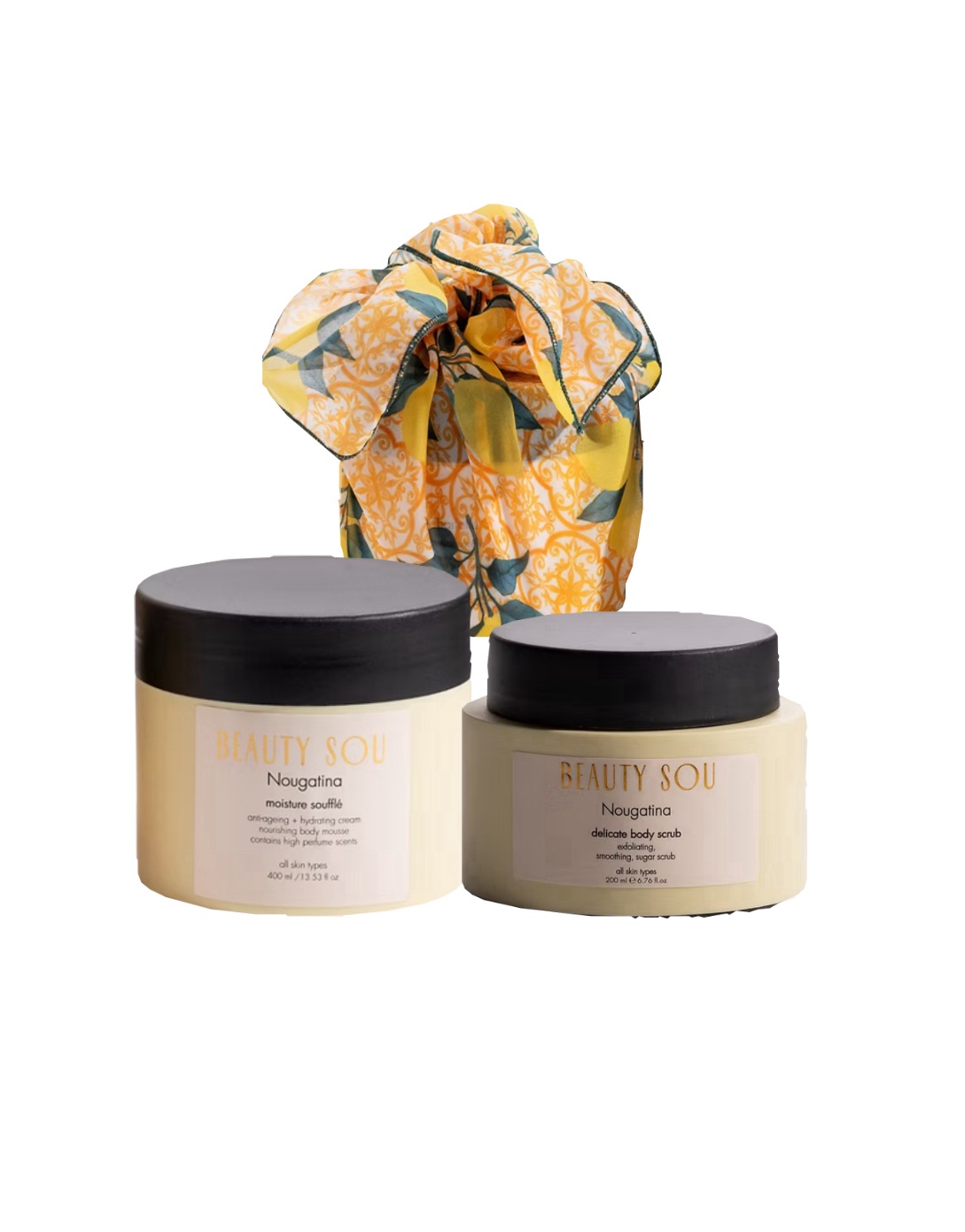 BEAUTY SOU SET ”Nougatina” Body Scrub & Body Souffle
