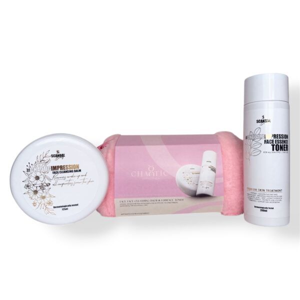SCANDAL Chaotic Impression – Face Cleansing Balm & Essence Toner Set