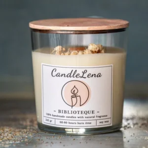 CANDLE LENA Κερί Σόγιας Biblioteque 245 gr