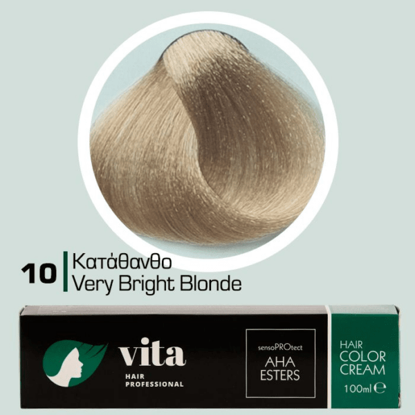 Vita Hair Professional βαφή μαλλιών 10 Κατάξανθο 100ml