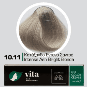 Vita Hair Professional βαφή μαλλιών 10.11 Κατάξανθο Έντονο Σαντρέ 100ml