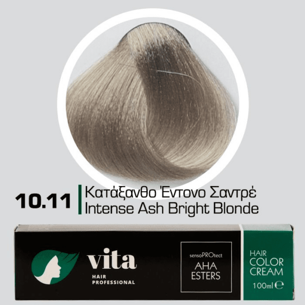 Vita Hair Professional βαφή μαλλιών 10.11 Κατάξανθο Έντονο Σαντρέ 100ml