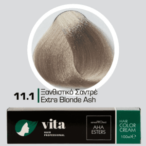 Vita Hair Professional βαφή μαλλιών 11.1 Ξανθιστικό Σαντρέ 100ml