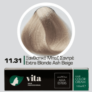 Vita Hair Professional βαφή μαλλιών 11.31 Ξανθιστικό Μπεζ 100ml
