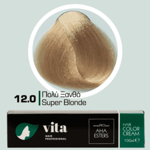 Vita Hair Professional βαφή μαλλιών 12.0 Υπερξανθιστικό 100ml