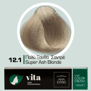Vita Hair Professional βαφή μαλλιών 12.1 Υπεραξανθιστικό Σαντρέ 100ml