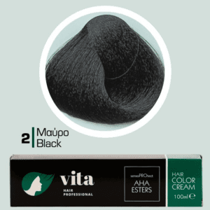 Vita Hair Professional βαφή μαλλιών 2 Μαύρο 100ml
