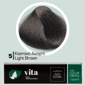 Vita Hair Professional βαφή μαλλιών 5 Καστανό Ανοιχτό 100ml
