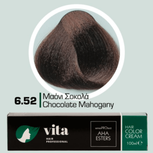 Vita Hair Professional βαφή μαλλιών 6.52 Μαόνι Σοκολά 100ml