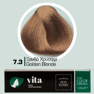 Vita Hair Professional βαφή μαλλιών 7.3 Ξανθό Χρυσαφί 100ml