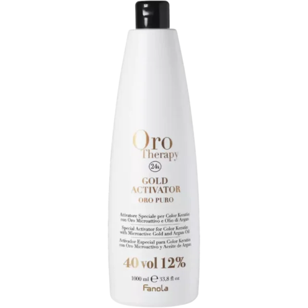 FANOLA Oro Therapy Οξυζενέ Για Βαφή Χωρίς Αμμωνία 40Vol – 1000Ml