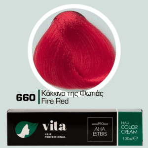 Vita Hair Professional βαφή μαλλιών 660 Kόκκινο της Φωτιάς - Special Meches 100ml